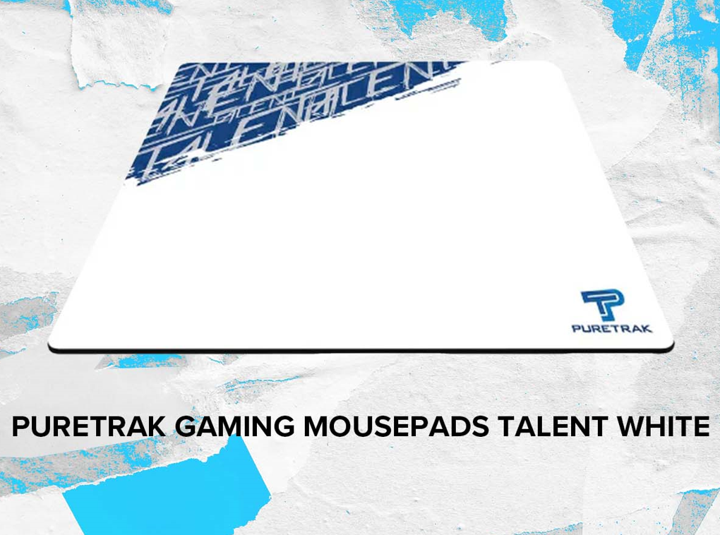 PureTrak gaming mousepads Talent White